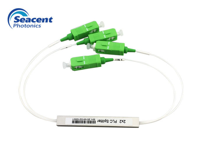 2x2 Micro Plc Splitter , Optical Power Splitter With Compact Design