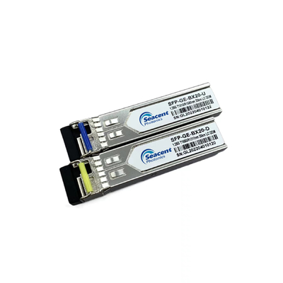 do Bi 1.25Gb/S único LC/SC 1550nm Tx 1310nm Rx 20Km SFP transceptor do transceptor direcional