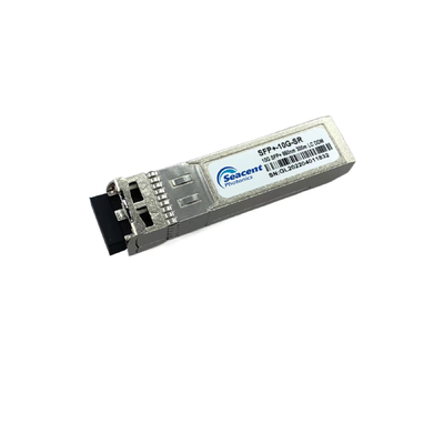 Transceptor frente e verso ótico do SÊNIOR 300m SFP+ do módulo 10Gb/S LC DDM 850nm do transceptor de MMF