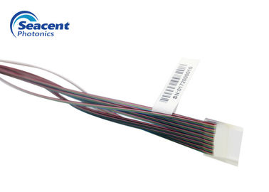 Vidro de quartzo de fibra ótica de lustro do CH da disposição 128 do ângulo do UPC APC/material do Borosilicate/silicone