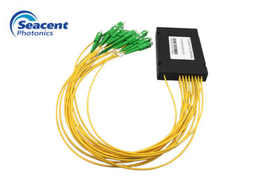 Baixo divisor 1X16 do PLC da gaveta da perda de inserção 2.00mm para FTTX PON