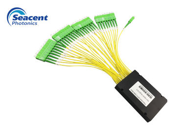 Divisor alto 1X32 da fibra do Plc da estabilidade 2.00mm para o Internet prendido da tevê