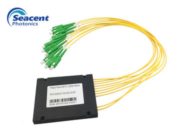 Tipo do conector do SC APC do divisor do PLC da gaveta de FTTH FTTB FTTX PON 2X8