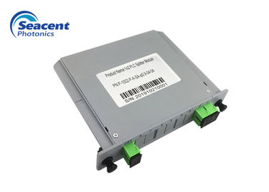 Tipo divisor ótico da inserção da fibra ótica 1x2 do divisor 0.9mm 0.5m do Plc