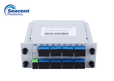 O divisor do Plc 1x16 do design compacto 0.9mm 0.5m obstrui dentro o divisor da fibra de FTTH