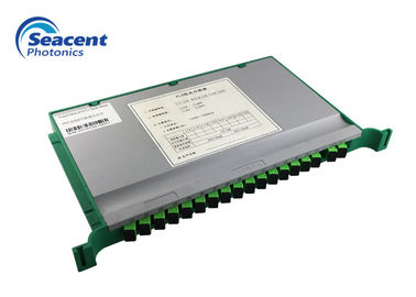 Tipo tipo design compacto da bandeja da fibra ótica da bandeja do divisor do PLC de 2x16 0.9mm