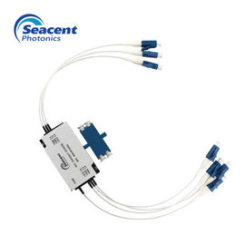 Canal compacto de CWDM 6 com baixa perda do dependente da polarização