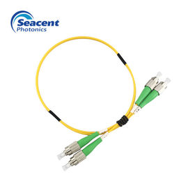Polonês frente e verso do APC do cabo de remendo do único modo FC FC milímetro para a rede de FTTH FTTB FTTX