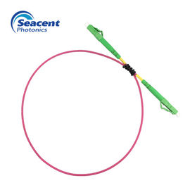cabo de remendo da fibra ótica de 3.0mm LSZH, cabo de remendo multimodo do LC LC APC da palavra simples