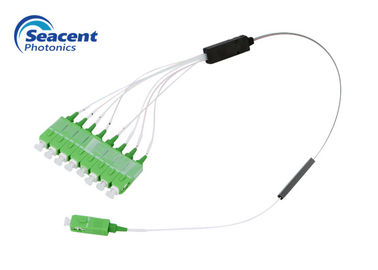 tipo uniformidade 1260-1650 nanômetro do ramo 1x8 do canal do divisor do Plc da fibra ótica boa