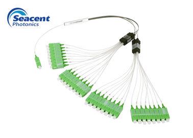Tipo design compacto do ramo do divisor do PLC da fibra ótica 1*32 para a rede da televisão por cabo