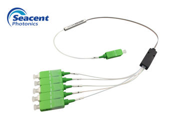 tipo divisor ótico do ramo 1x5 do Plc, divisor da fibra de FTTH Systemplc