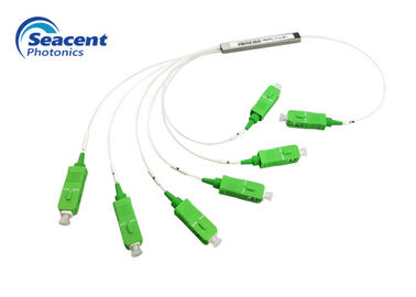 divisor audio do divisor da fibra ótica do Plc 1x6/cabo da fibra ótica