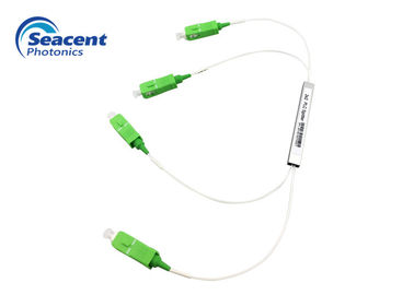 Micro Tipo 1x2 Fibra Óptica PLC Splitter SC APC Para FTTH FTTB FTTX PON