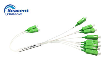 2x8 micro tipo perda de inserção do divisor do PLC baixa com conector de SC/APC