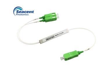 Micro tipo boa uniformidade do acoplador ótico passivo da fibra da rede 1x2 do canal