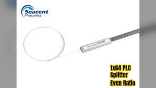 relação uniforme da fibra desencapada do divisor do PLC 1x64