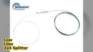 baixa perda G657A1 1m do divisor do PLC 2x4 personalizada